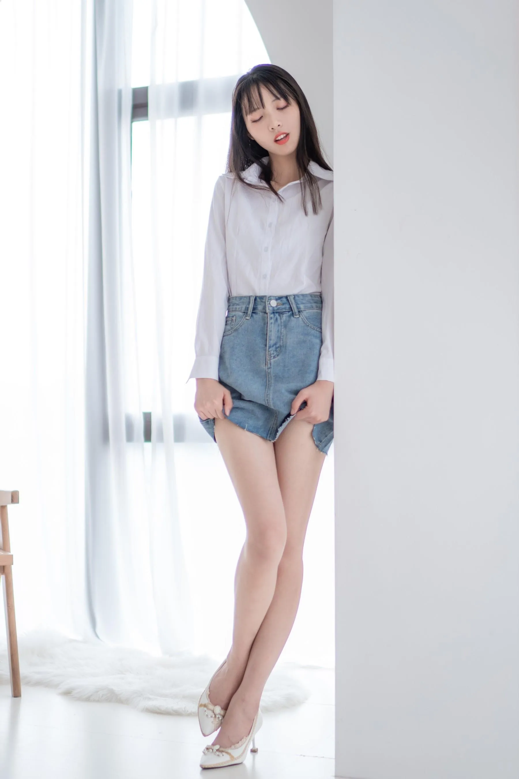 西瓜少女 NO.023 衬衫牛仔裙 [62P]插图1